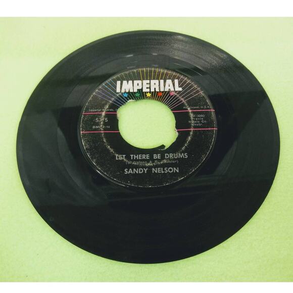 Sandy Nelson - Quite A Beat / Let There Be Drums - 45rpm Vinyl Record Single 7" - Picture 6 of 7